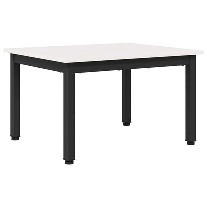 Salontafel Wit 60 x 50 x 36 cm Massief grenenhout