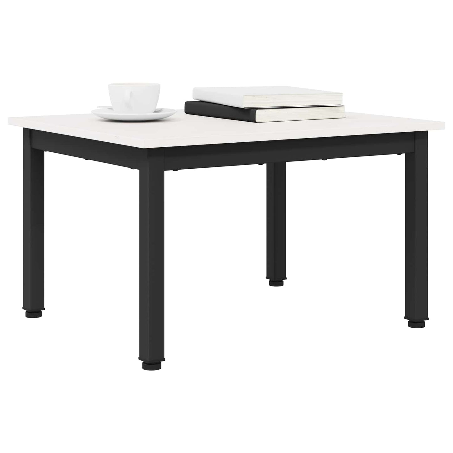Salontafel Wit 60 x 50 x 36 cm Massief grenenhout