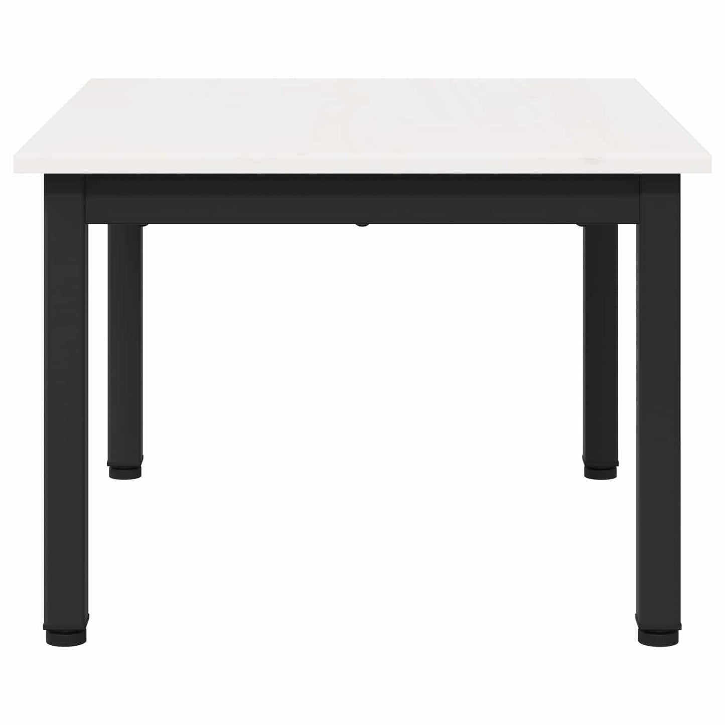 Salontafel Wit 60 x 50 x 36 cm Massief grenenhout