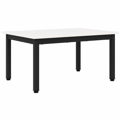 Salontafel Wit 70 x 50 x 36 cm Massief grenenhout