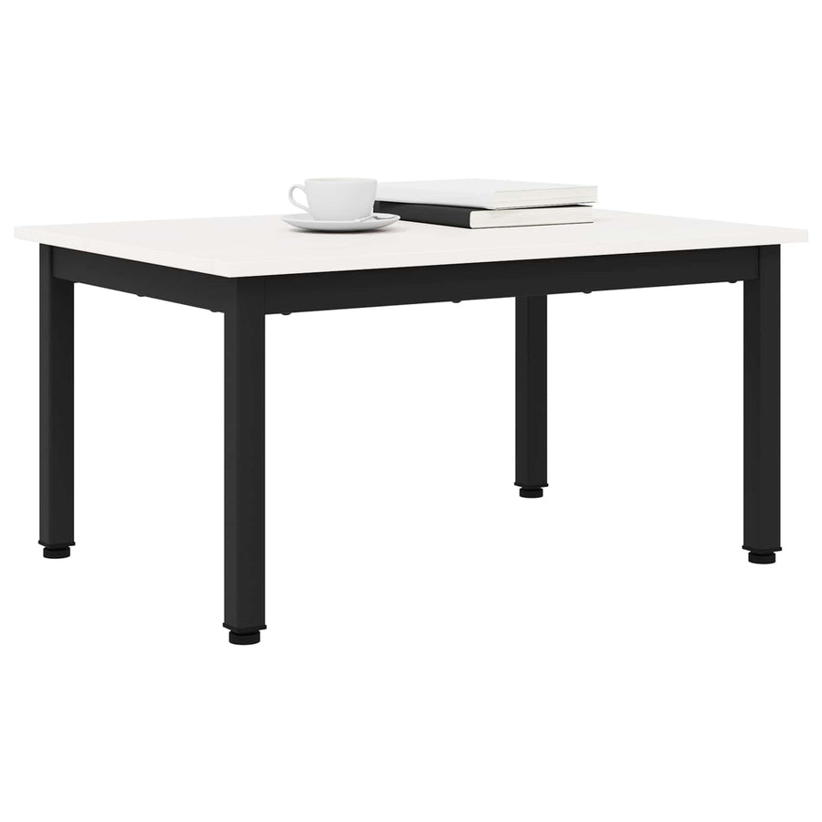 Salontafel Wit 70 x 50 x 36 cm Massief grenenhout