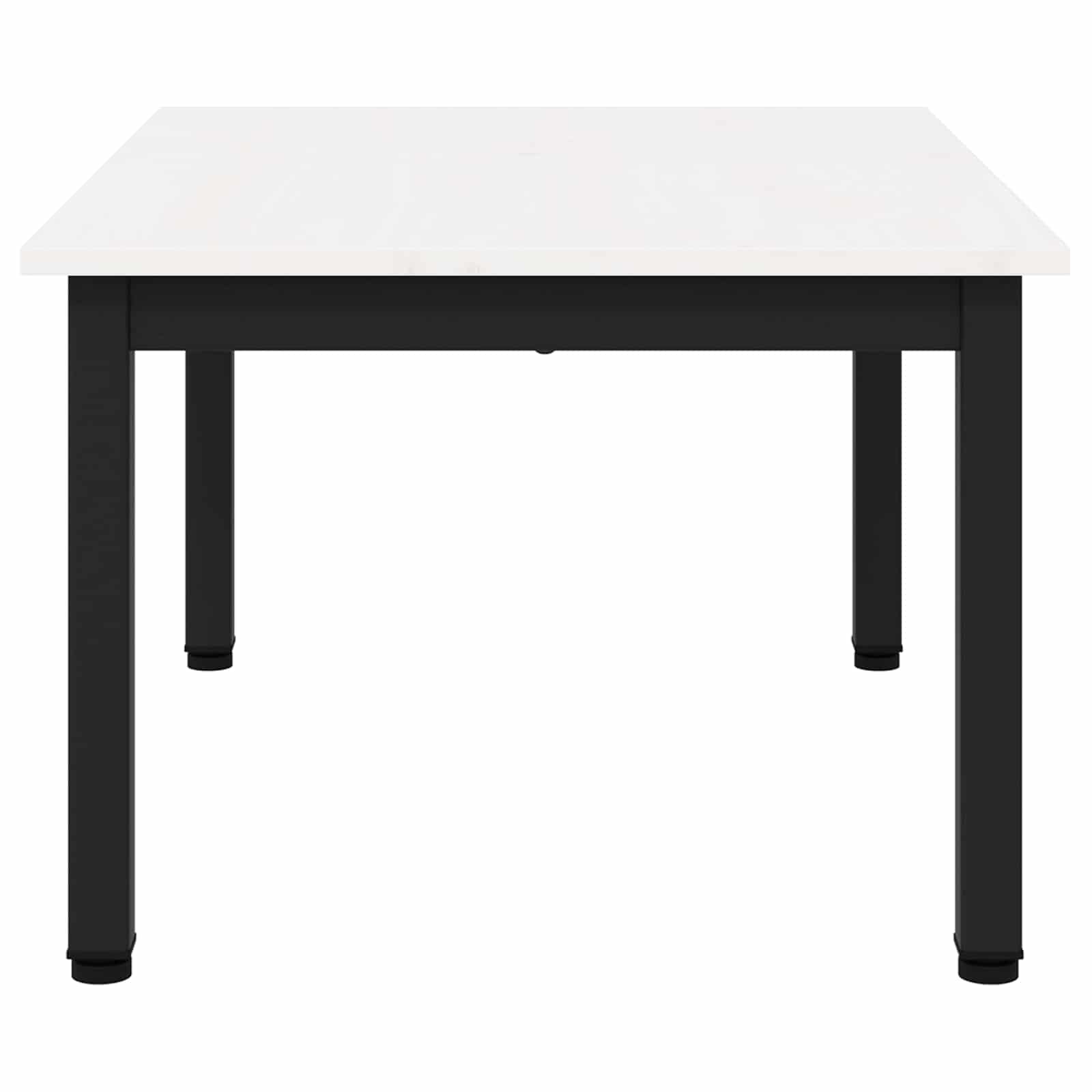 Salontafel Wit 70 x 50 x 36 cm Massief grenenhout
