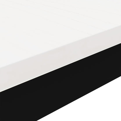 Salontafel Wit 100 x 50 x 45 cm Massief grenenhout
