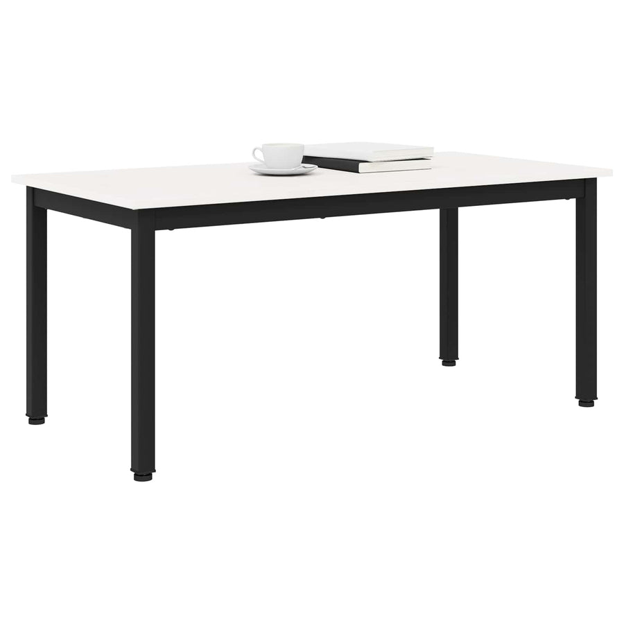 Salontafel Wit 100 x 50 x 45 cm Massief grenenhout