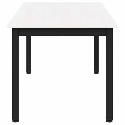 Salontafel Wit 100 x 50 x 45 cm Massief grenenhout