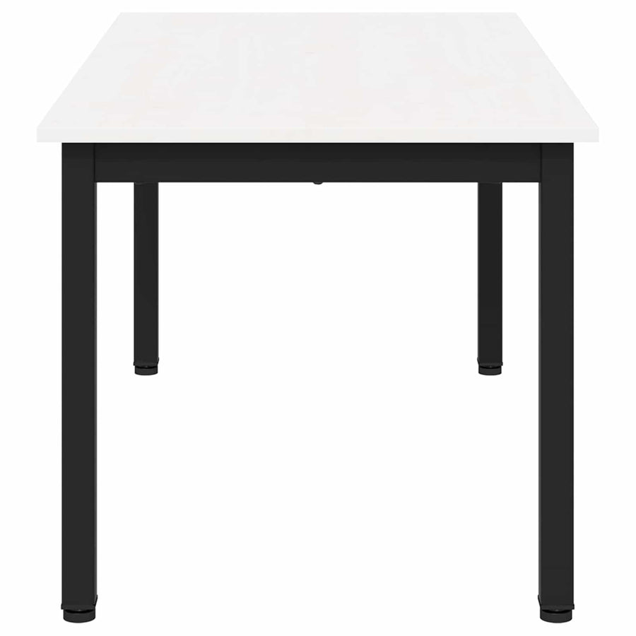 Salontafel Wit 100 x 50 x 45 cm Massief grenenhout