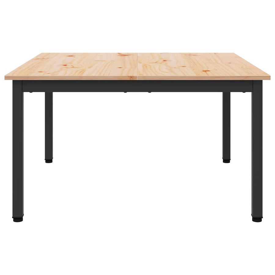 Salontafel Naturel 80 x 80 x 45 cm Massief grenenhout