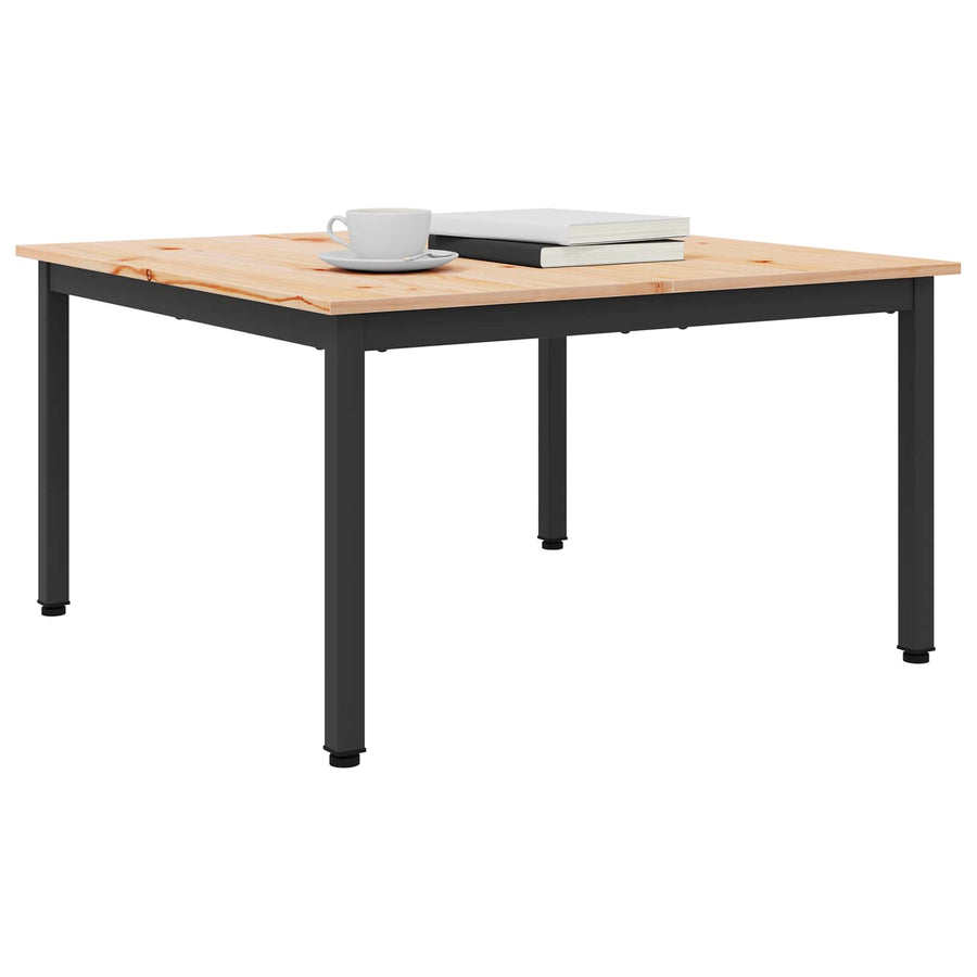Salontafel Naturel 80 x 80 x 45 cm Massief grenenhout
