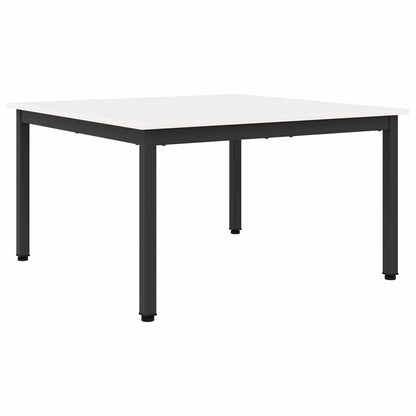 Salontafel Wit 80 x 80 x 45 cm Massief grenenhout