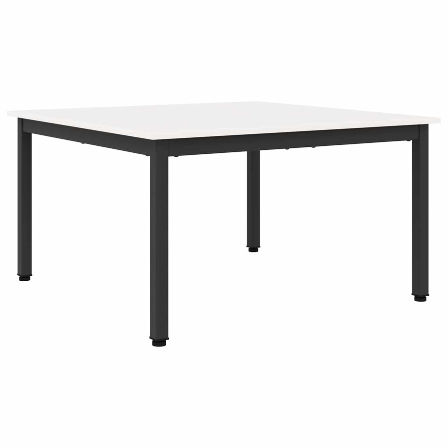 Salontafel Wit 80 x 80 x 45 cm Massief grenenhout