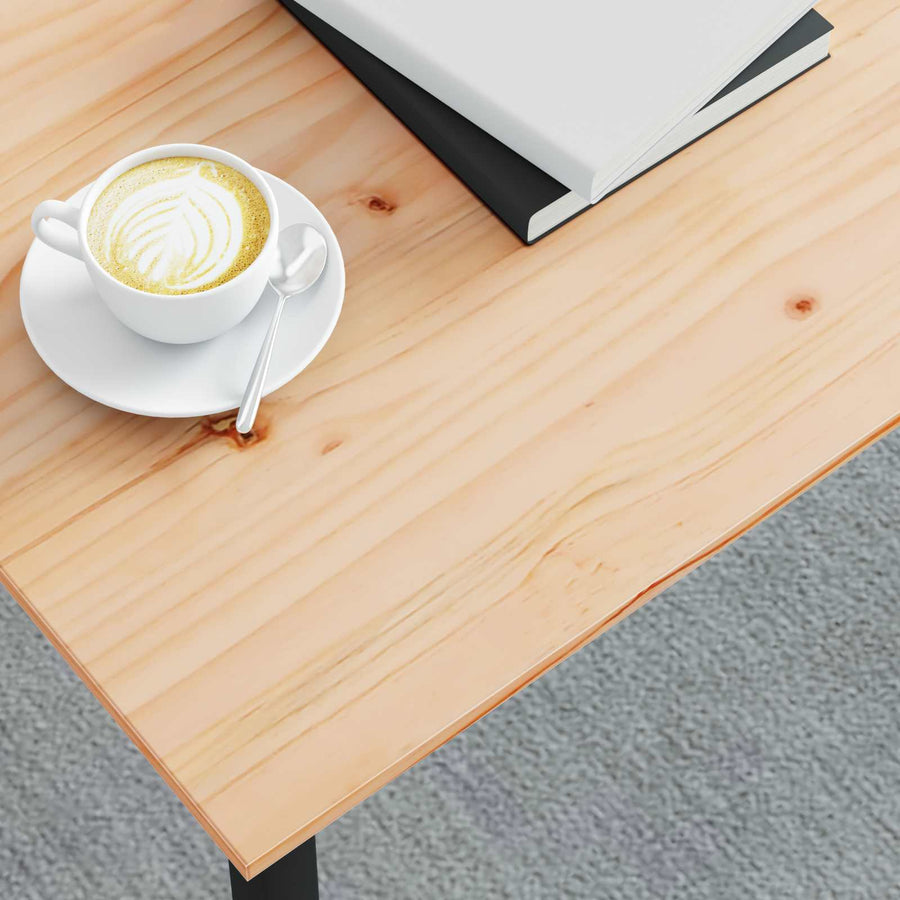 Salontafel Naturel 100 x 100 x 45 cm Massief grenenhout