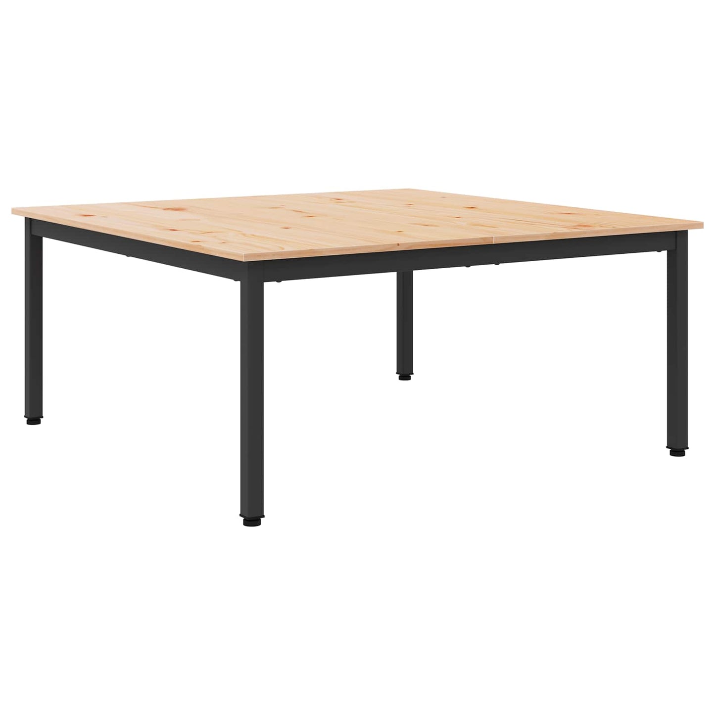 Salontafel Naturel 100 x 100 x 45 cm Massief grenenhout