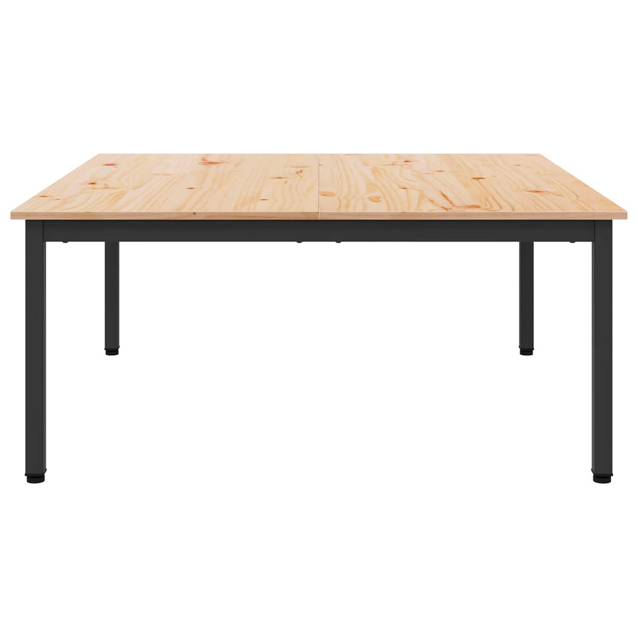 Salontafel Naturel 100 x 100 x 45 cm Massief grenenhout