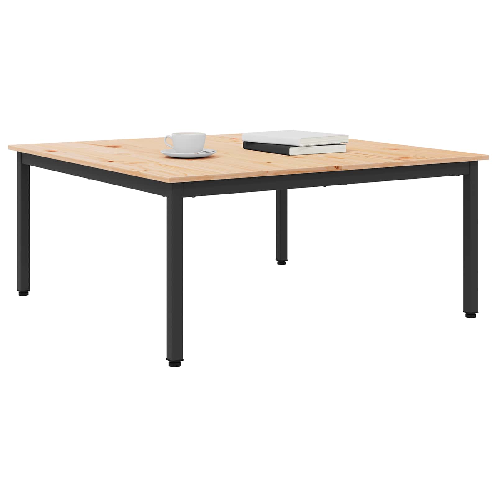 Salontafel Naturel 100 x 100 x 45 cm Massief grenenhout