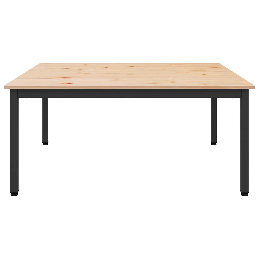 Salontafel Naturel 100 x 100 x 45 cm Massief grenenhout