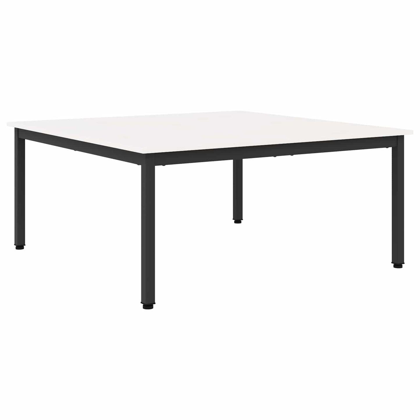 Salontafel Wit 100 x 100 x 45 cm Massief grenenhout