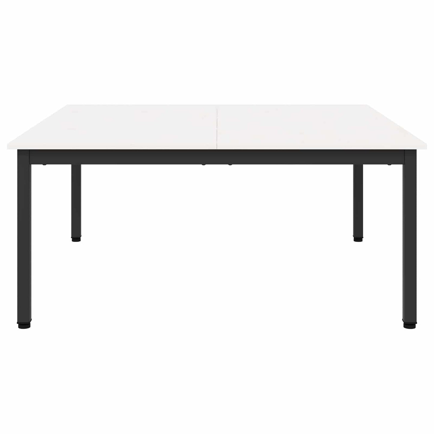 Salontafel Wit 100 x 100 x 45 cm Massief grenenhout
