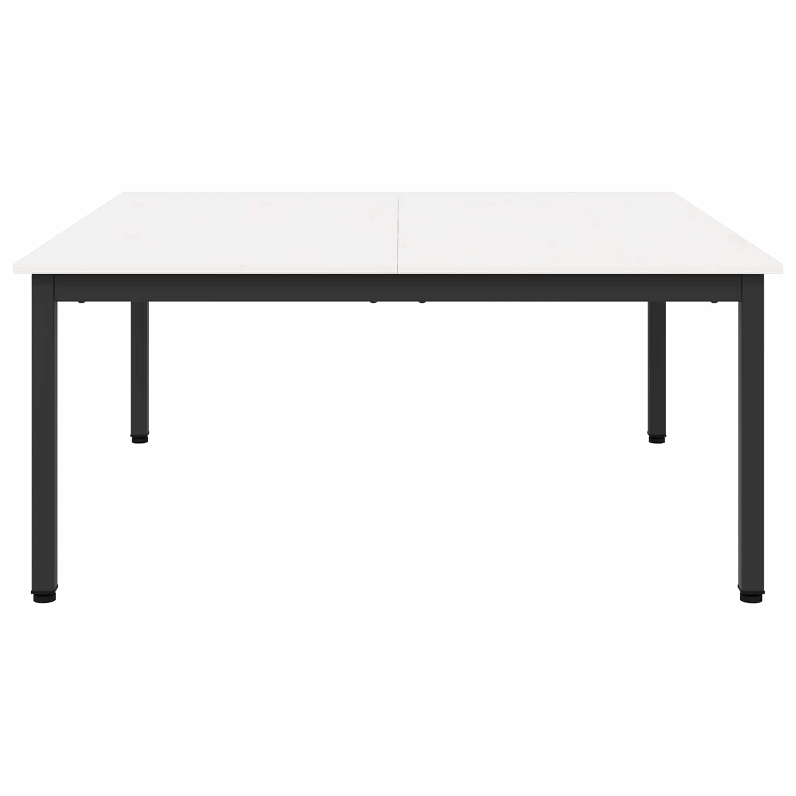 Salontafel Wit 100 x 100 x 45 cm Massief grenenhout
