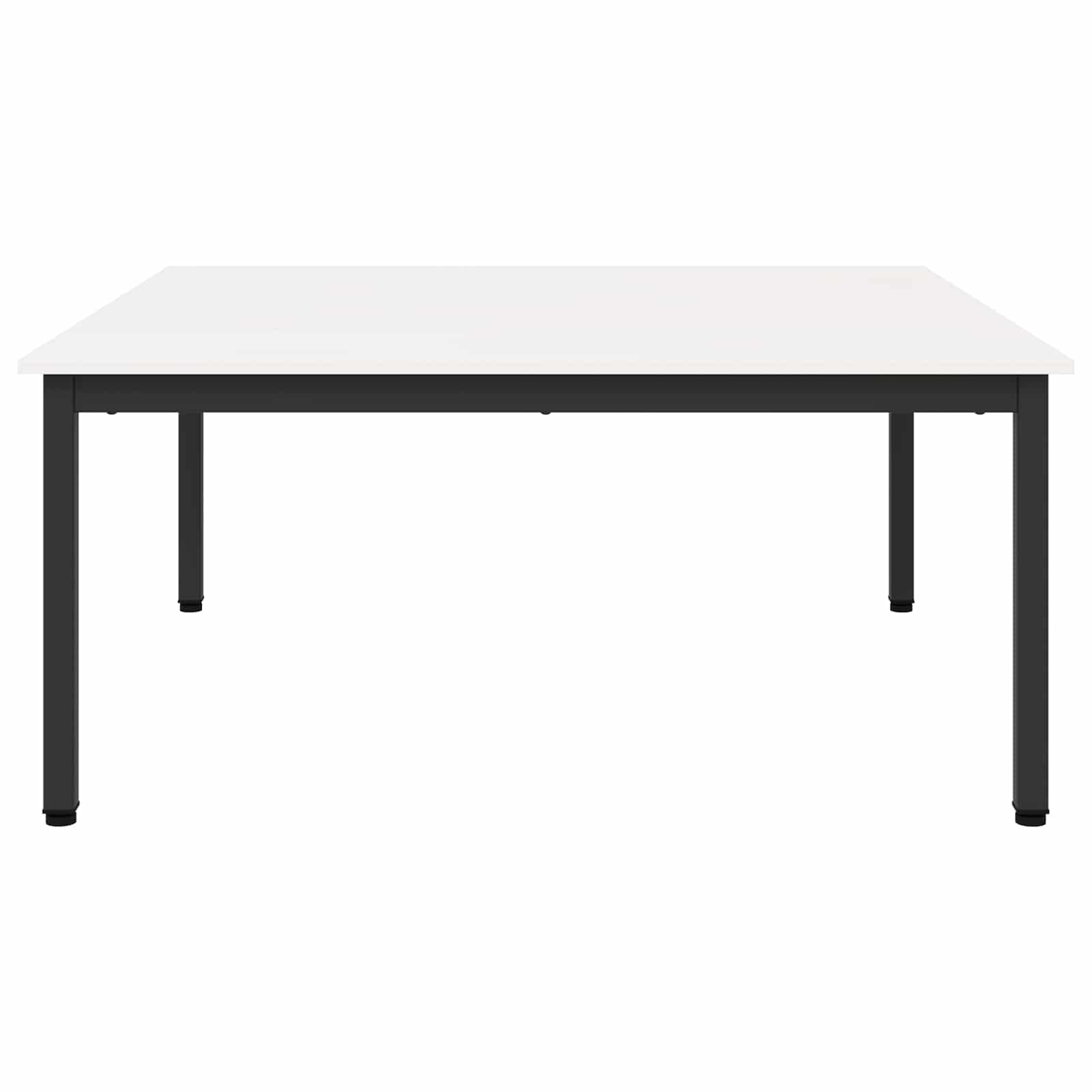Salontafel Wit 100 x 100 x 45 cm Massief grenenhout