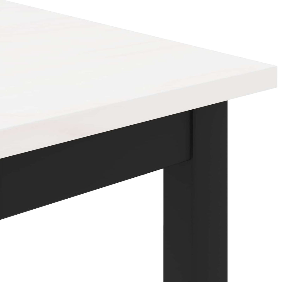 Bank Wit 80 x 35 x 45 cm Massief grenenhout