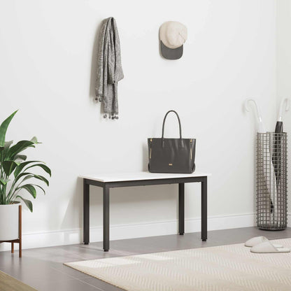 Bank Wit 80 x 35 x 45 cm Massief grenenhout