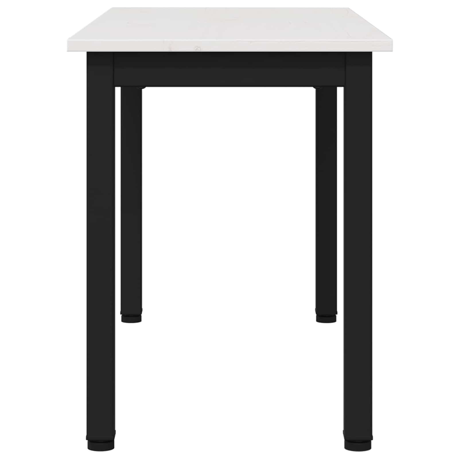 Bank Wit 80 x 35 x 45 cm Massief grenenhout