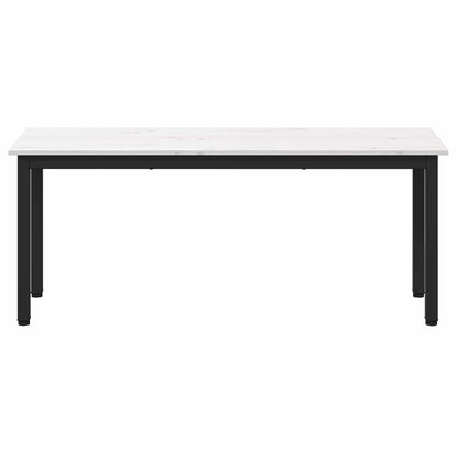 Bank Wit 110 x 35 x 45 cm Massief grenenhout