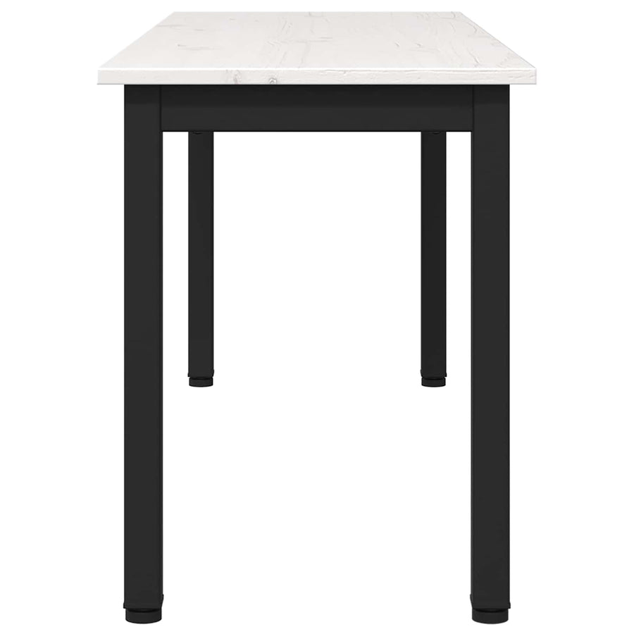 Bank Wit 110 x 35 x 45 cm Massief grenenhout