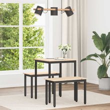 Eettafel Naturel 60 x 60 x 75 cm Massief grenenhout