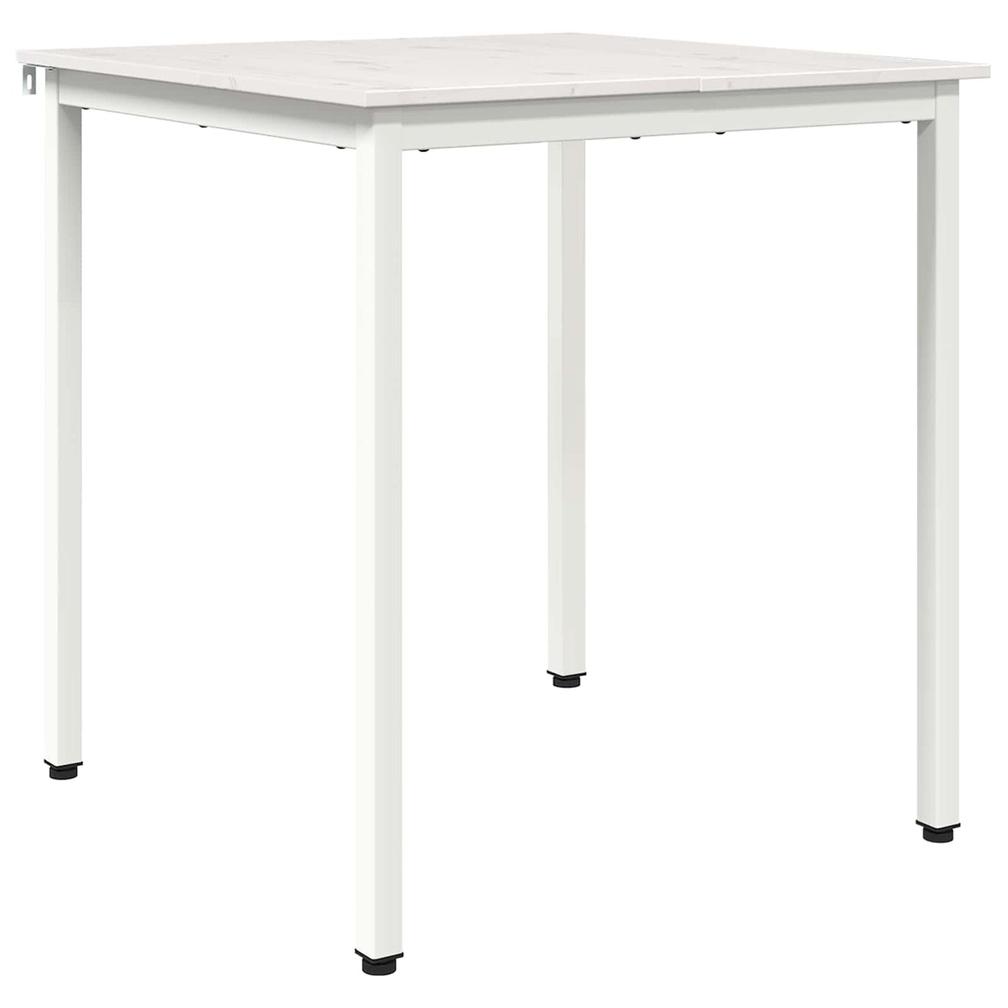 Eettafel Wit 60 x 60 x 75 cm Massief grenenhout