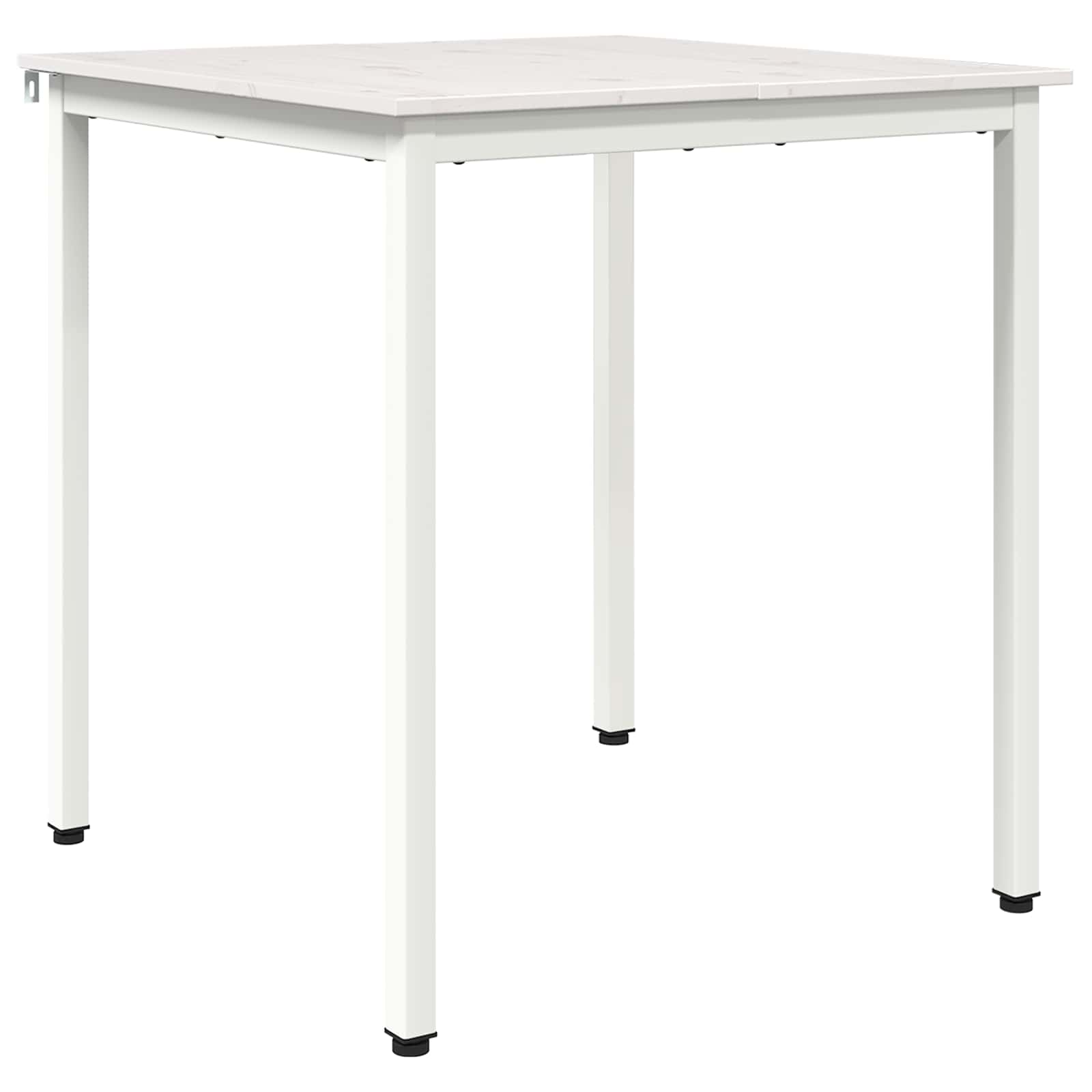 Eettafel Wit 60 x 60 x 75 cm Massief grenenhout