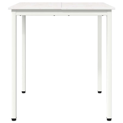Eettafel Wit 60 x 60 x 75 cm Massief grenenhout