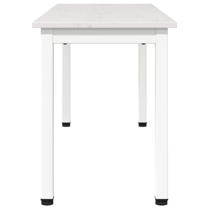 Eettafel Wit 60 x 60 x 75 cm Massief grenenhout