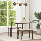 Eettafel 70x70x75 cm massief grenenhout
