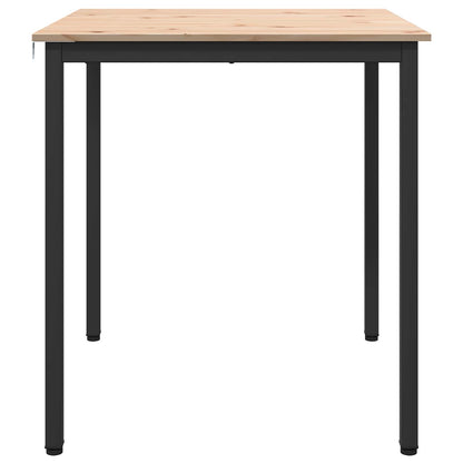 Eettafel Naturel 70 x 70 x 75 cm Massief grenenhout