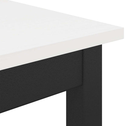 Eettafel Wit 70 x 70 x 75 cm Massief grenenhout