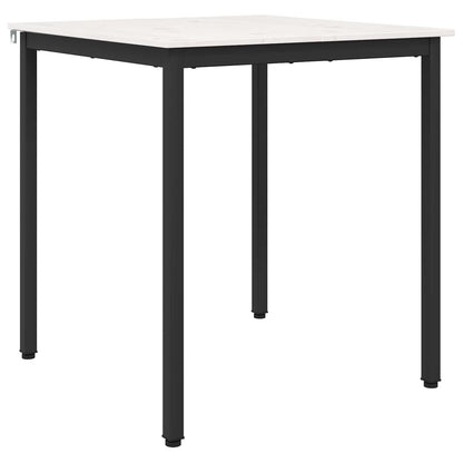 Eettafel Wit 70 x 70 x 75 cm Massief grenenhout