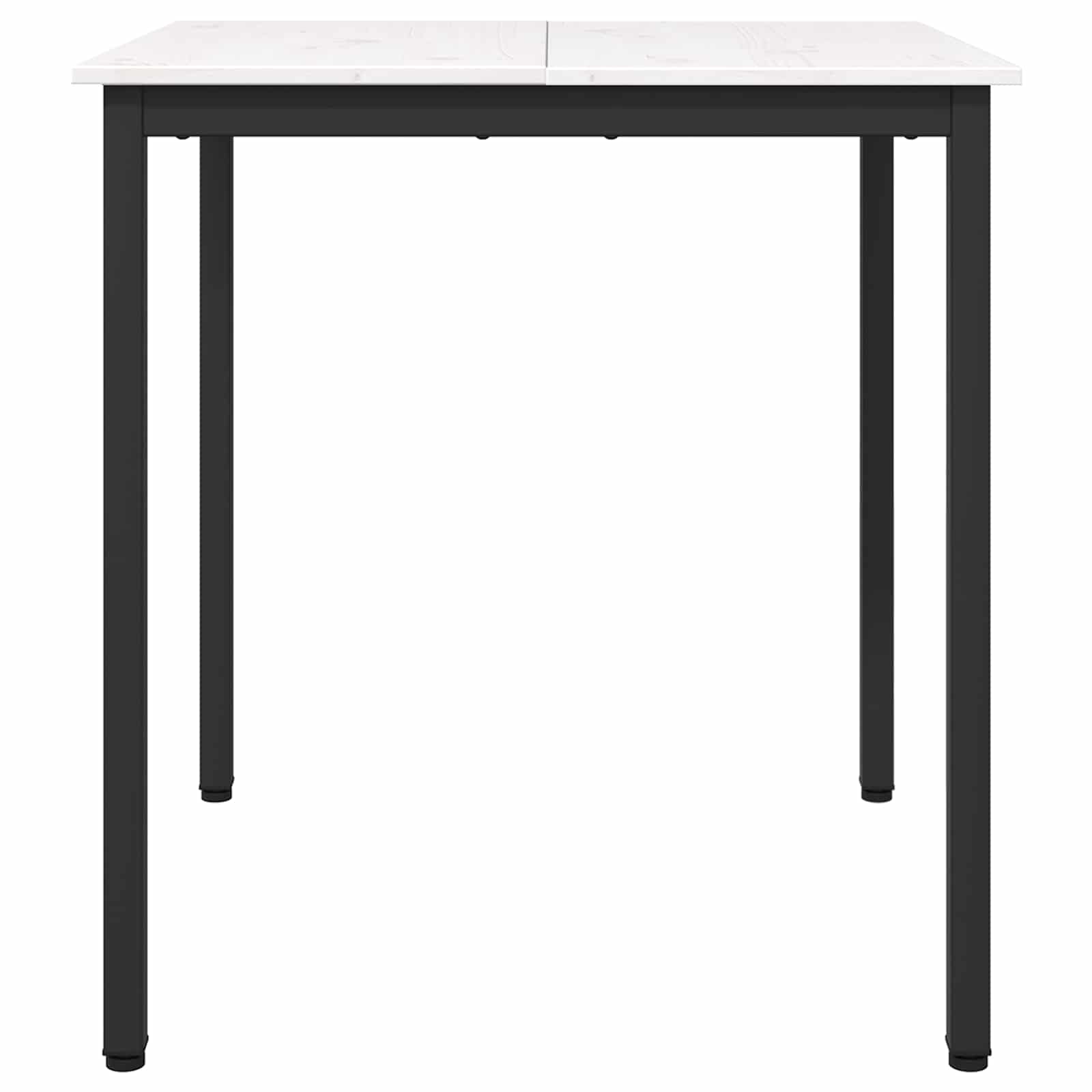Eettafel Wit 70 x 70 x 75 cm Massief grenenhout
