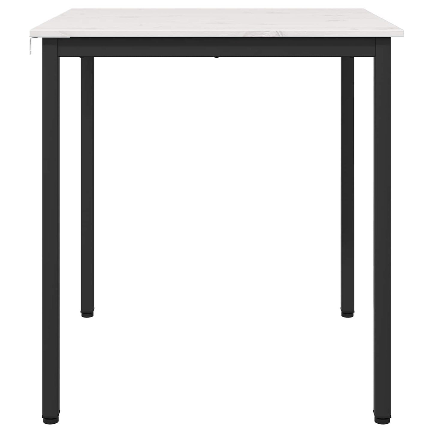 Eettafel Wit 70 x 70 x 75 cm Massief grenenhout