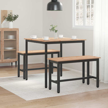 Eettafel Naturel 80 x 80 x 75 cm Massief grenenhout