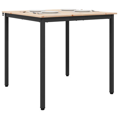 Eettafel Naturel 80 x 80 x 75 cm Massief grenenhout