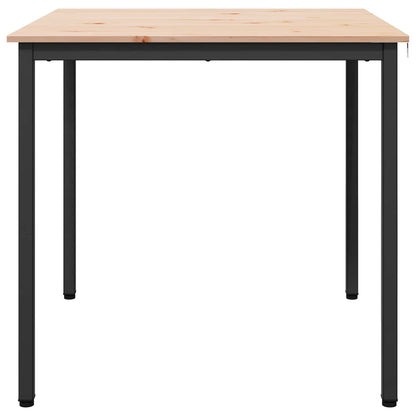 Eettafel Naturel 80 x 80 x 75 cm Massief grenenhout