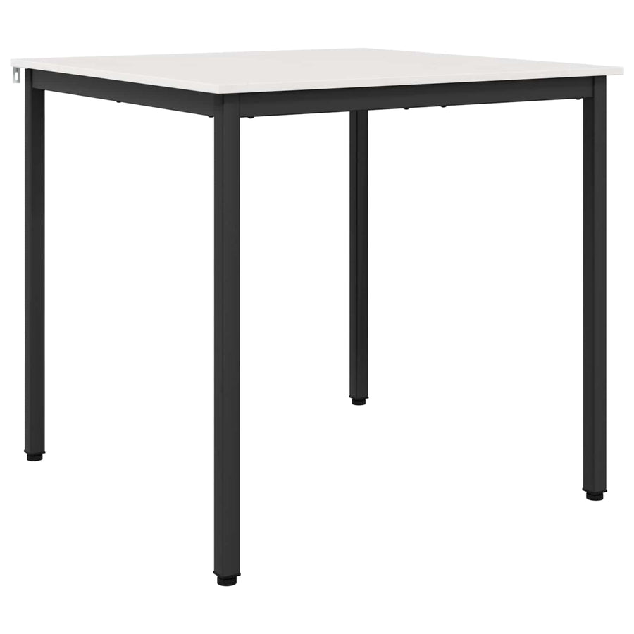 Eettafel Wit 80 x 80 x 75 cm Massief grenenhout