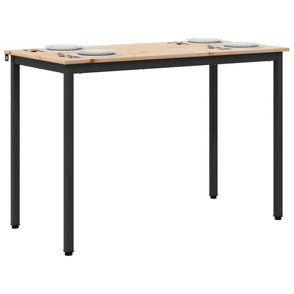 Eettafel Naturel 110 x 55 x 75 cm Massief grenenhout