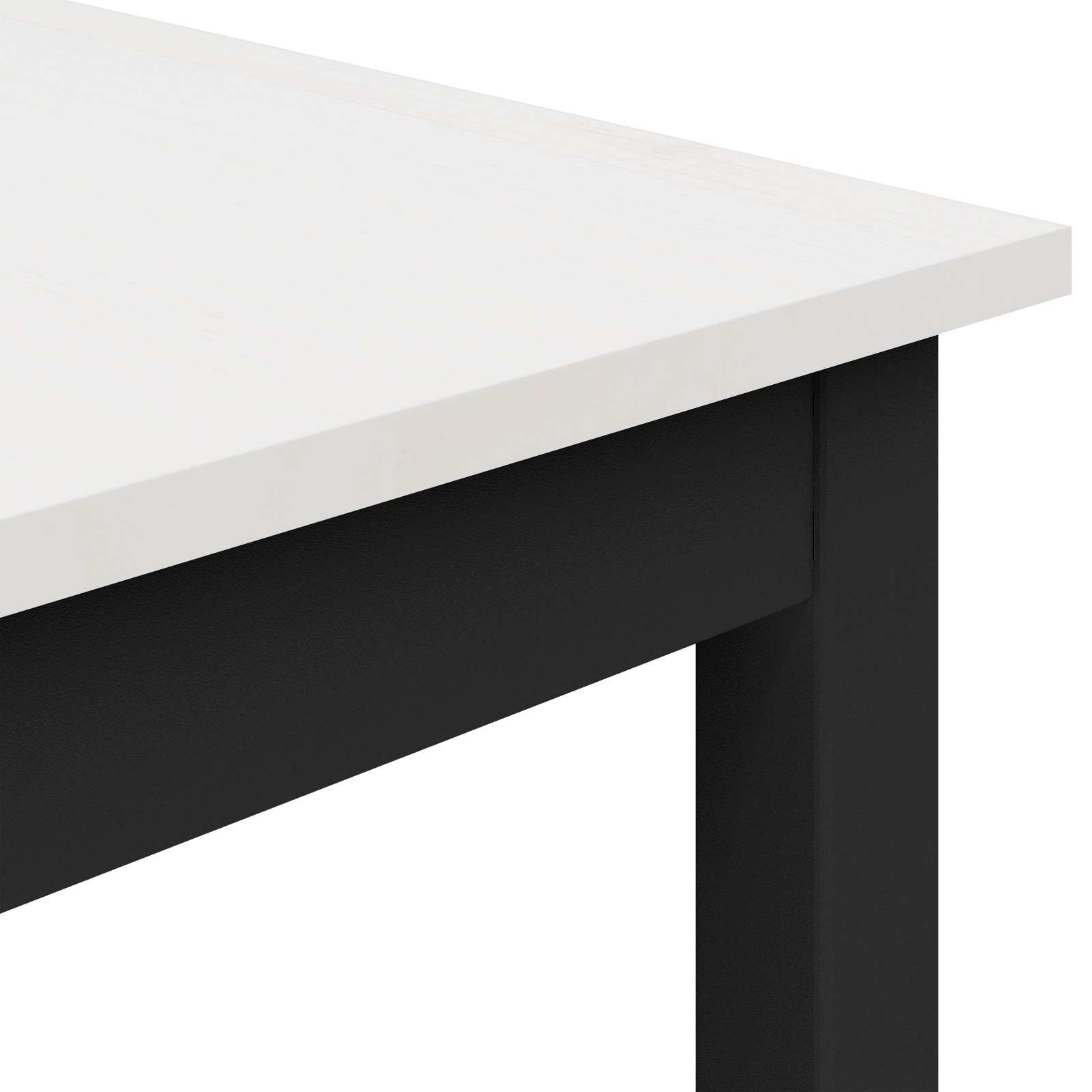 Eettafel Wit 110 x 55 x 75 cm Massief grenenhout