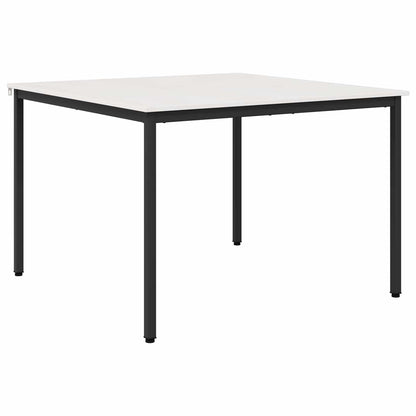 Eettafel Wit 110 x 110 x 75 cm Massief grenenhout