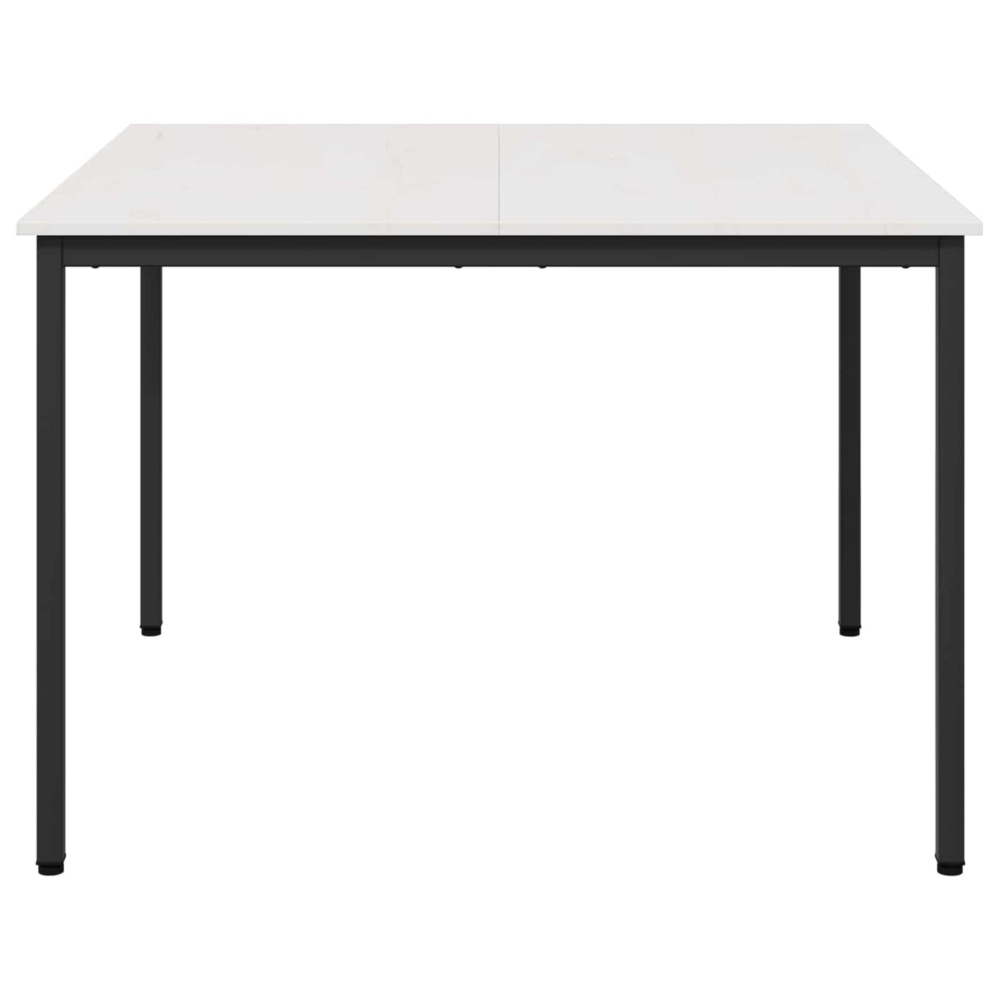 Eettafel Wit 110 x 110 x 75 cm Massief grenenhout