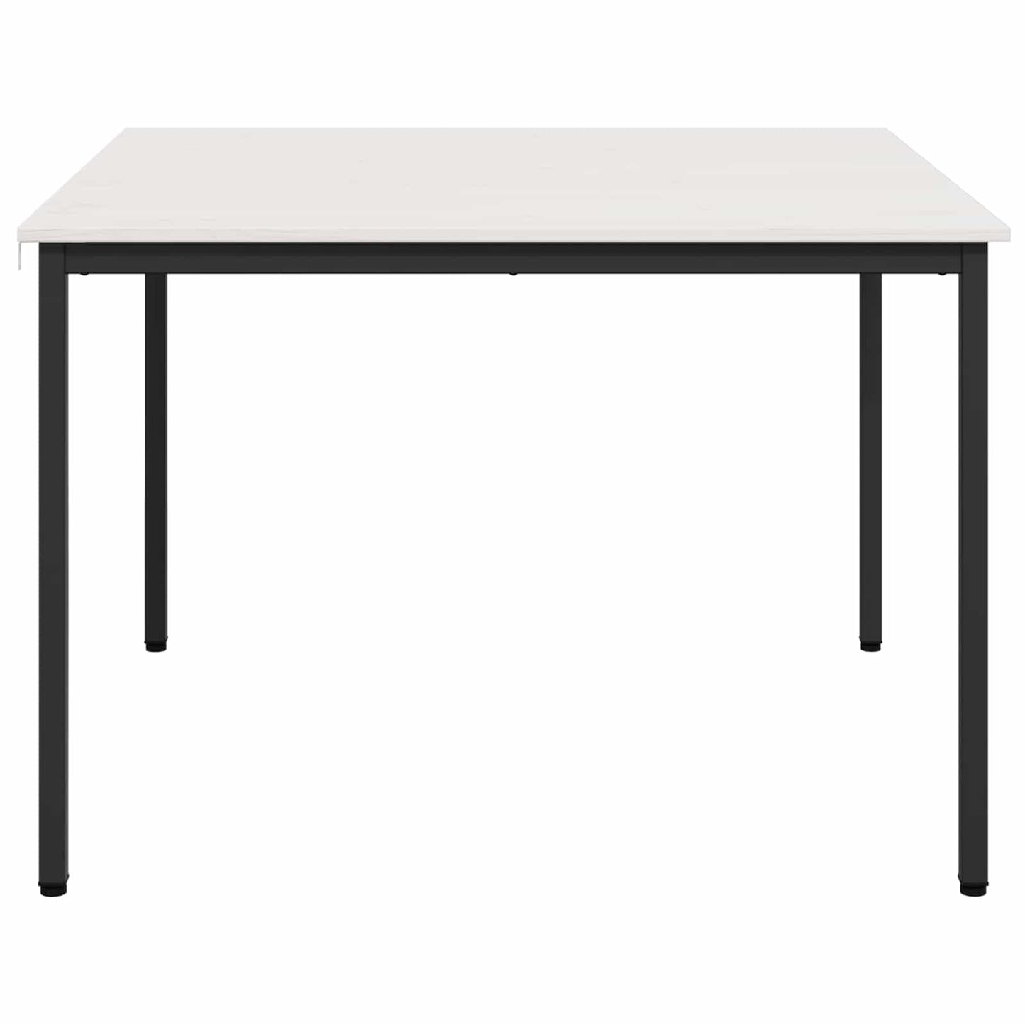Eettafel Wit 110 x 110 x 75 cm Massief grenenhout