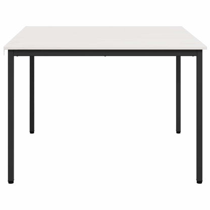 Eettafel Wit 110 x 110 x 75 cm Massief grenenhout