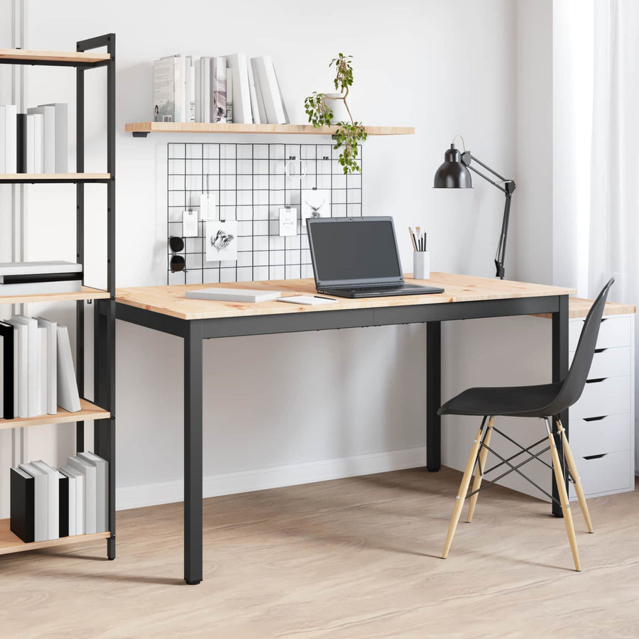 Eettafel Naturel 140 x 80 x 75 cm Massief grenenhout